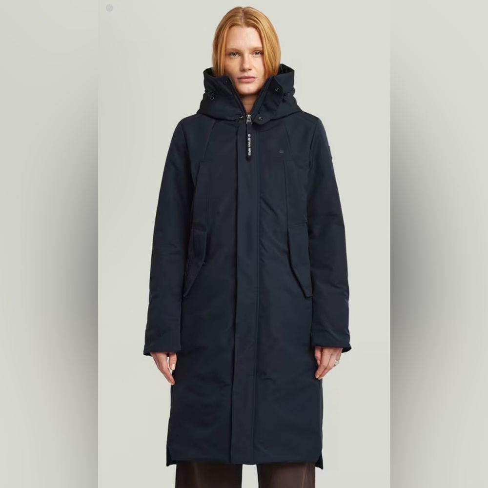 G-Star Raw Hooded Fishtail Parka Women’s Sz M $370